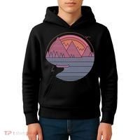 The Mountains Are Calling Kids Hoodie thumb 4