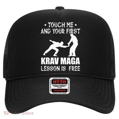 Touch me and your First Krav Maga Lesson is free Fighting Hat