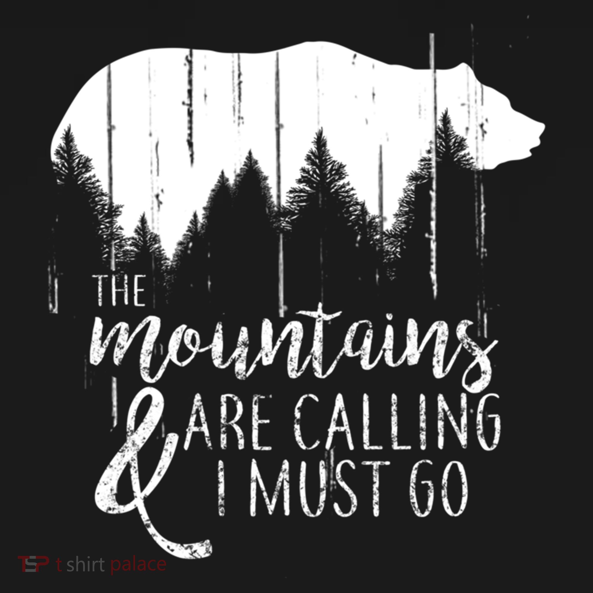 The Mountains Are Calling And I Must Go Wild Bear Cute Gift Bucket Hat