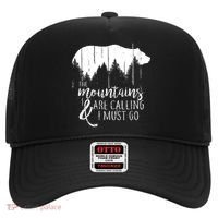 The Mountains Are Calling And I Must Go Wild Bear Cute Gift Hat thumb 0
