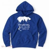 The Mountains Are Calling And I Must Go Wild Bear Cute Gift Hoodie thumb 0