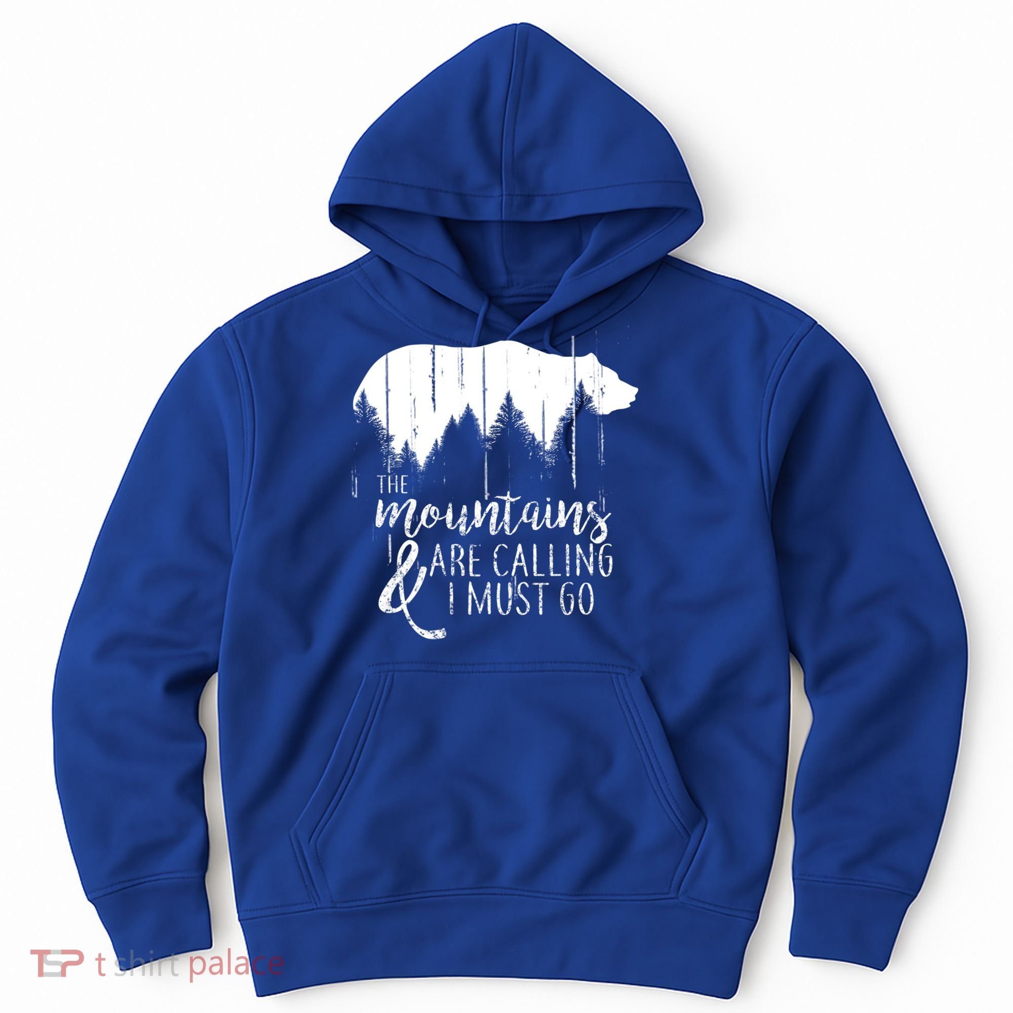 The Mountains Are Calling And I Must Go Wild Bear Cute Gift Hoodie