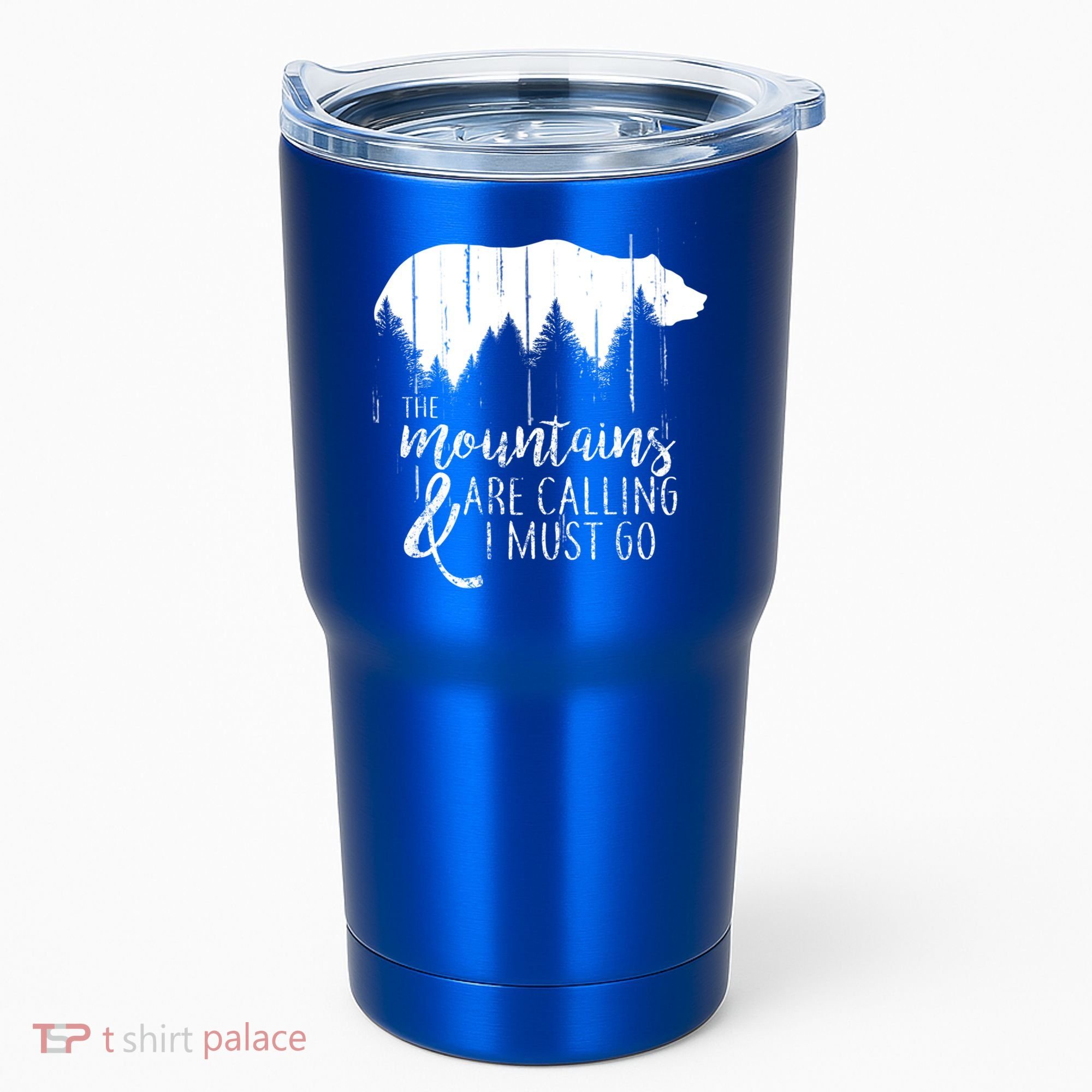 The Mountains Are Calling And I Must Go Wild Bear Cute Gift Tumbler
