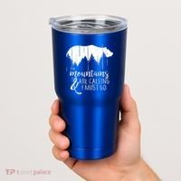 The Mountains Are Calling And I Must Go Wild Bear Cute Gift Tumbler thumb 2