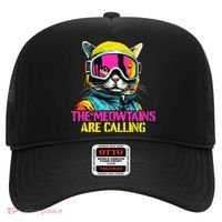 The meowtains are calling Cat Snowboard Ski  Hat thumb 0