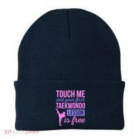 Touch Me And Your First Taekwondo Lesson Is Free Martial Art Beanie thumb 0