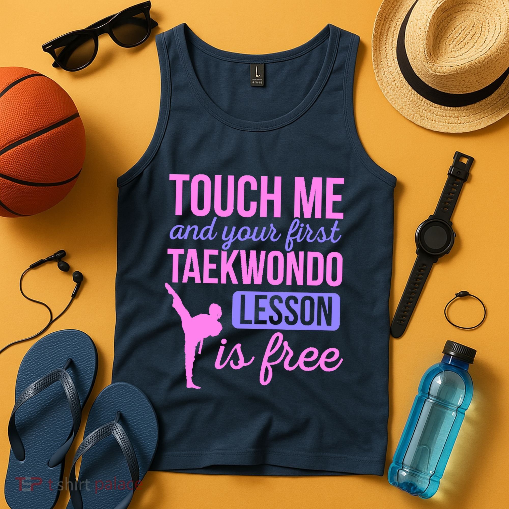 Touch Me And Your First Taekwondo Lesson Is Free Martial Art Tank Top