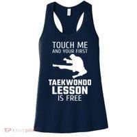 Touch Me And Your First Taekwondo Lesson Is Free Women's Tank Top thumb 0