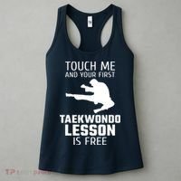 Touch Me And Your First Taekwondo Lesson Is Free Women's Tank Top thumb 3