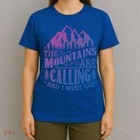The Mountains Are Calling And I Must Go Vintage Cute Gift T-Shirt thumb 4
