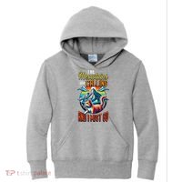 The Meowtains Are Calling And I Must Go Mountain Hiking Kids Hoodie thumb 0