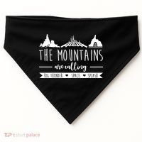 The Mountains Are Calling Big Thunder Space Splash USA-Made Doggie Bandana thumb 0