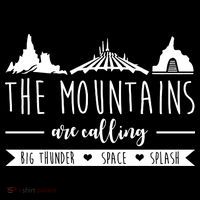 The Mountains Are Calling Big Thunder Space Splash Ornament thumb 1