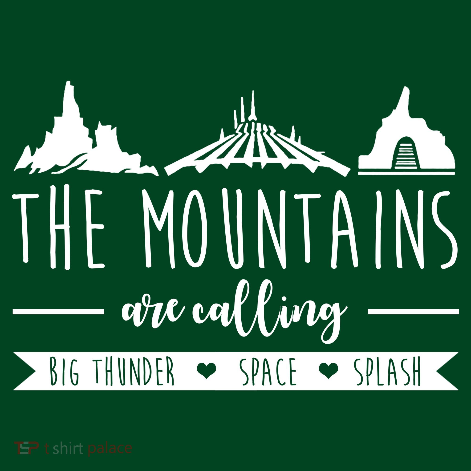The Mountains Are Calling Big Thunder Space Splash Apron