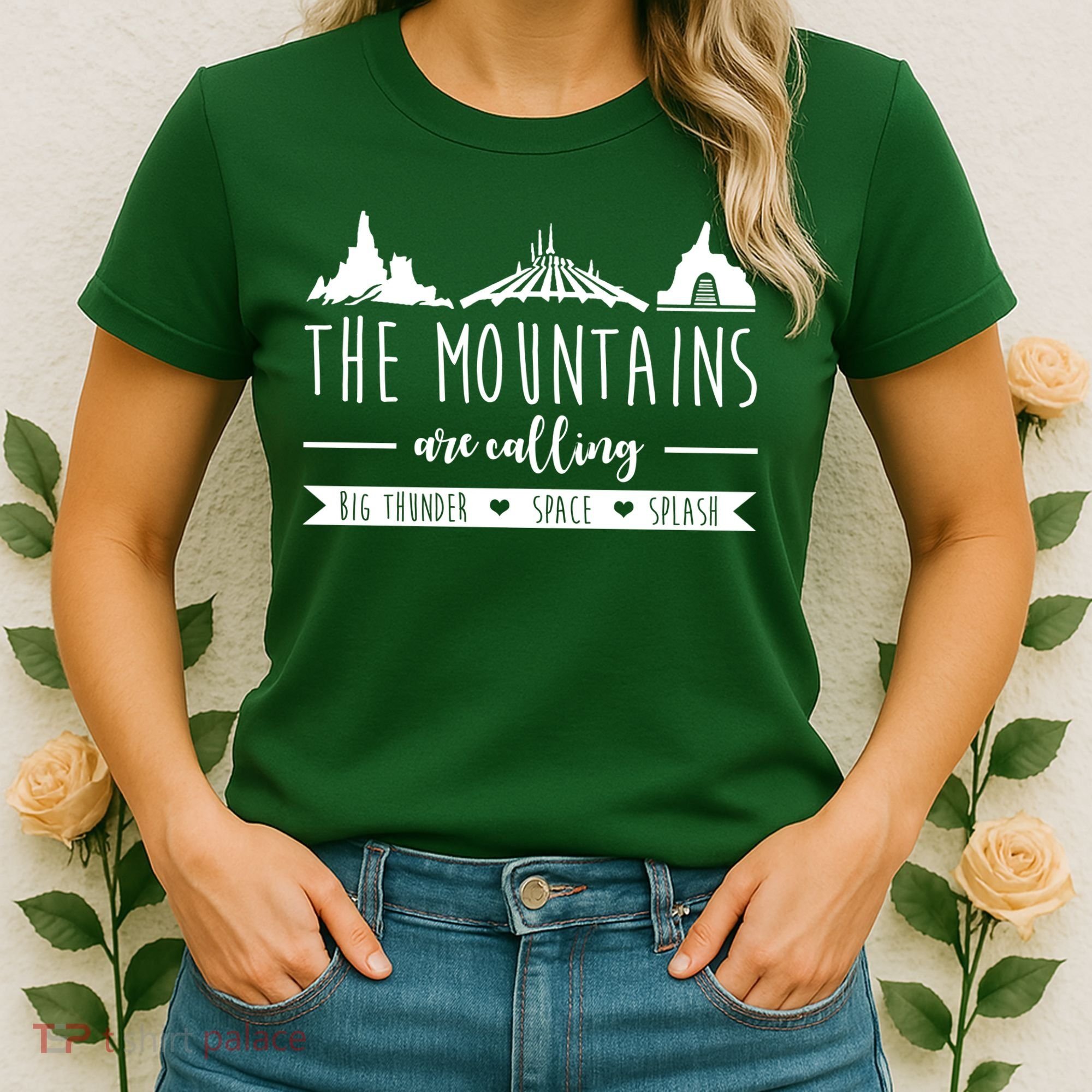 The Mountains Are Calling Big Thunder Space Splash Women's T-Shirt