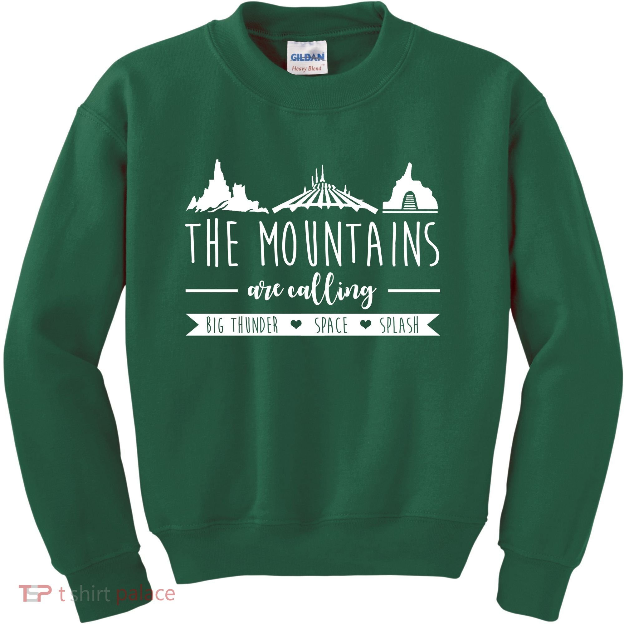 The Mountains Are Calling Big Thunder Space Splash Kids Sweatshirt