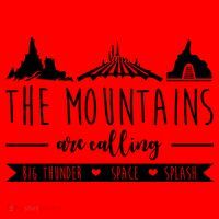 The Mountains Are Calling Big Thunder Space Splash Santa Hat thumb 1