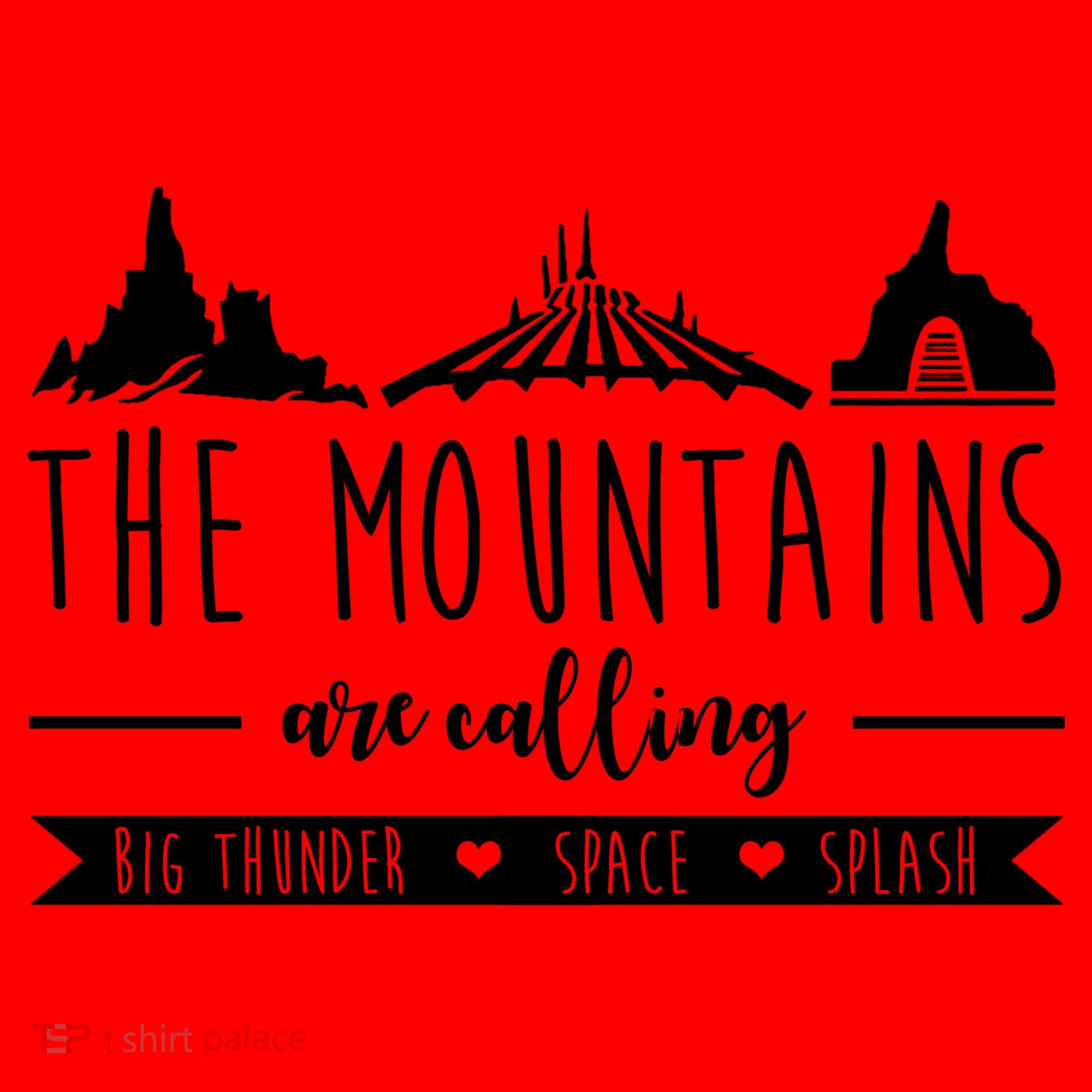 The Mountains Are Calling Big Thunder Space Splash Santa Hat
