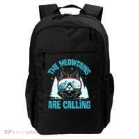 The Meowtains Are Calling Cat Ski Adventure Backpack thumb 0