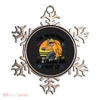 The Meowtains Are Calling And I Must Go Winter Snowboard Cat  Ornament thumb 0