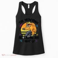 The Meowtains Are Calling And I Must Go Winter Snowboard Cat  Women's Tank Top thumb 0