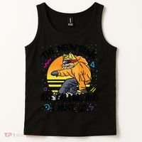 The Meowtains Are Calling And I Must Go Winter Snowboard Cat  Tank Top thumb 2