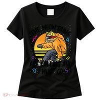 The Meowtains Are Calling And I Must Go Winter Snowboard Cat  Women's T-Shirt thumb 0