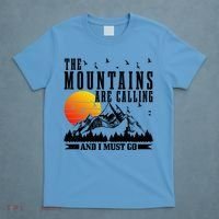 The Mountains Are Calling I Must Go Hiking Camping Climbing Gift T-Shirt thumb 4