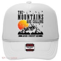 The Mountains Are Calling I Must Go Hiking Camping Climbing Gift Hat thumb 0