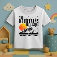 The Mountains Are Calling I Must Go Hiking Camping Climbing Gift Toddler T-Shirt thumb 3