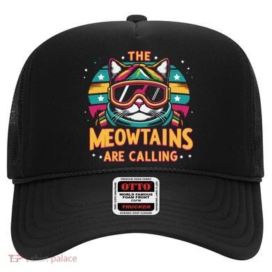 The Meowtains Are Calling Cat Ski Snowboard  Hat