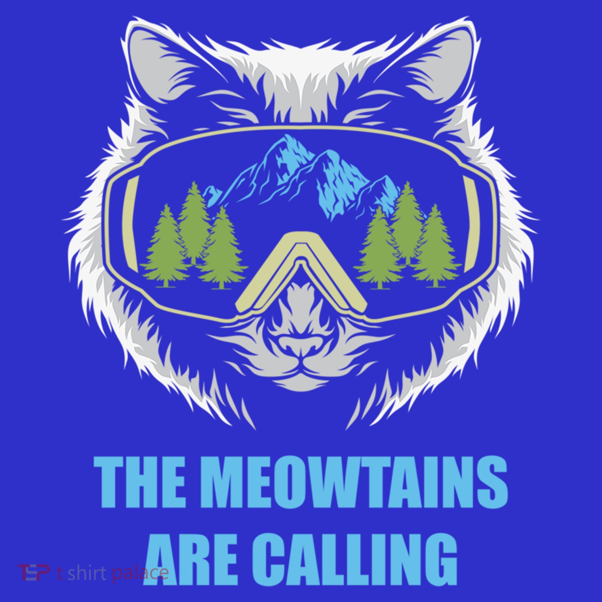 The Meowtains Are Calling Fun Ski And Snowboarder  Women's Tank Top