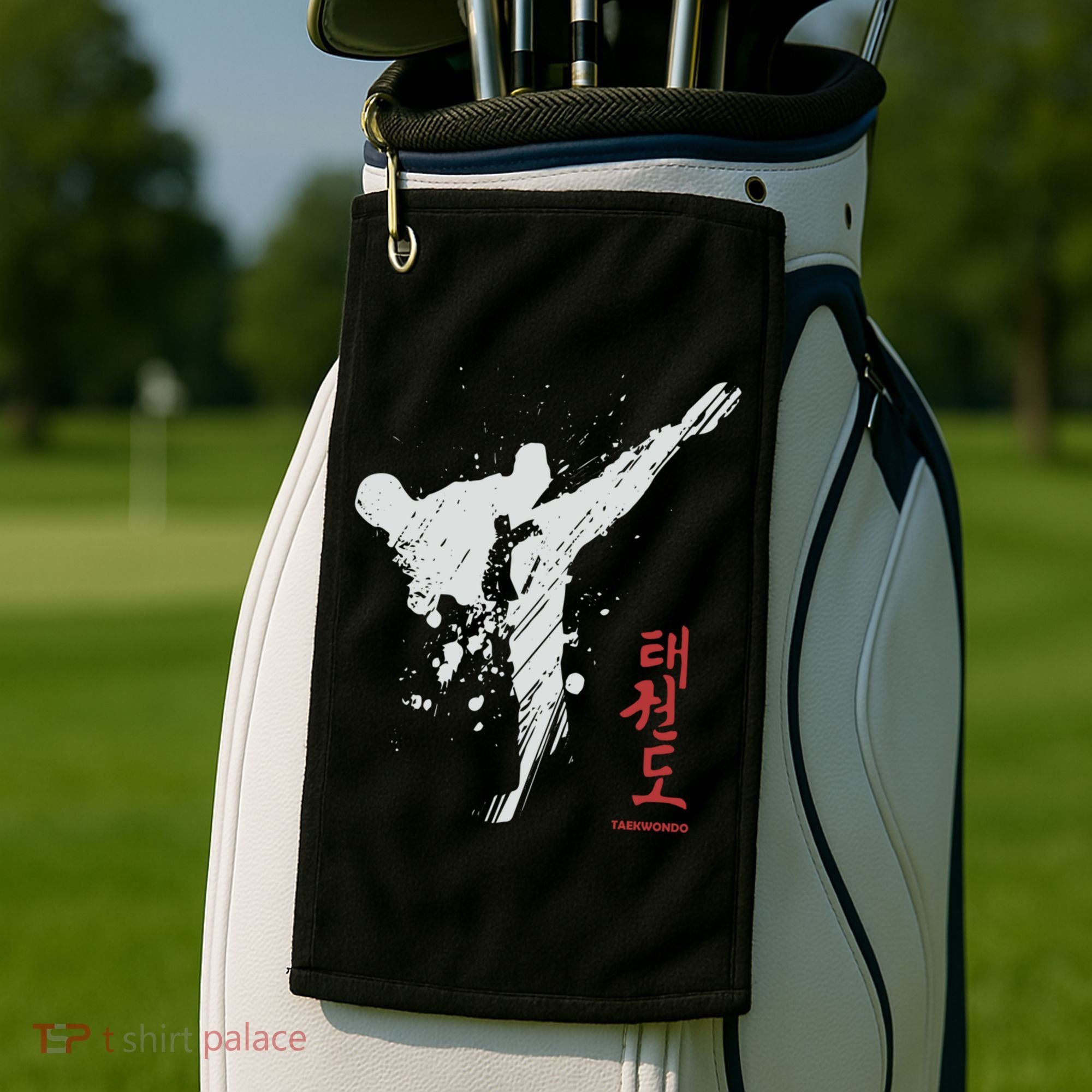 Taekwondo Martial Arts Tkd Gift Golf Towel