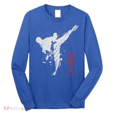 Taekwondo Martial Arts Tkd Gift Long Sleeve Shirt