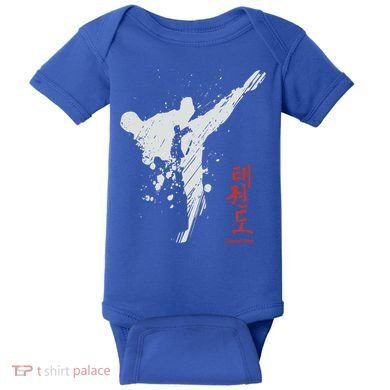 Taekwondo Martial Arts Tkd Gift Baby Bodysuit