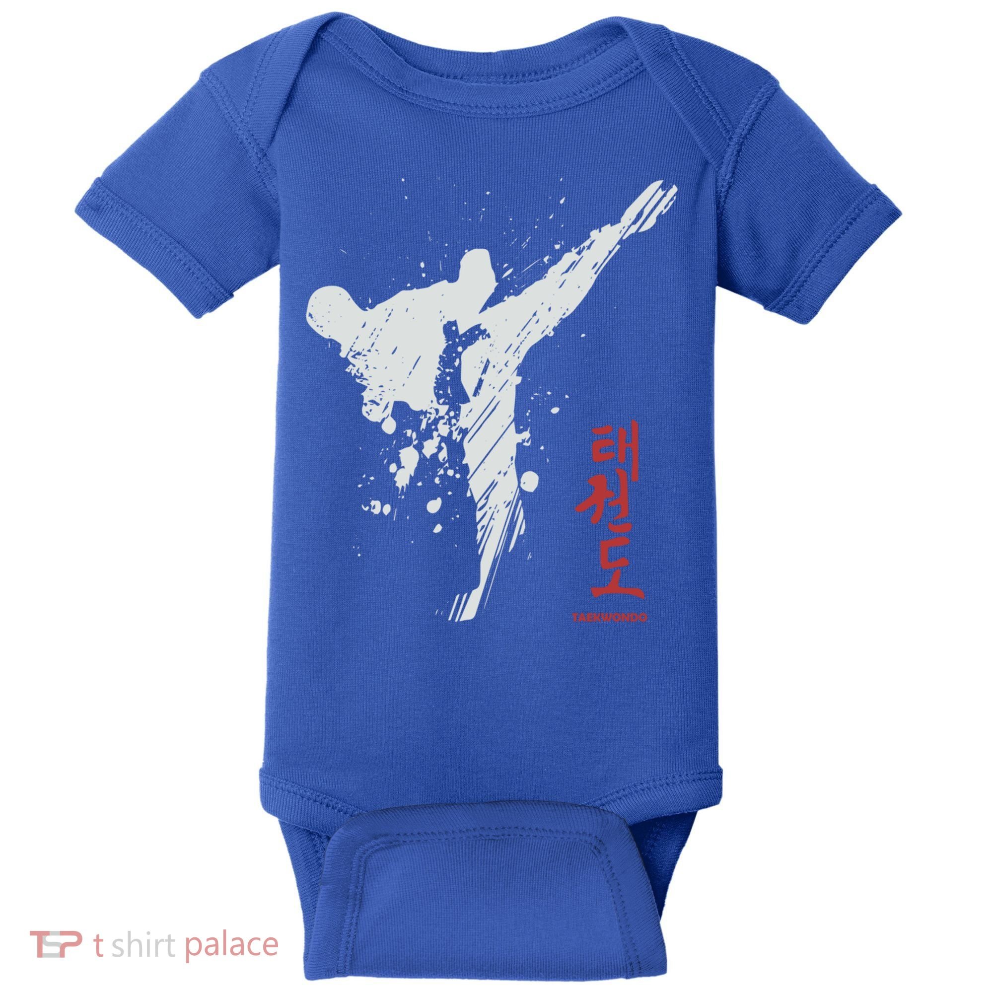 Taekwondo Martial Arts Tkd Gift Baby Bodysuit