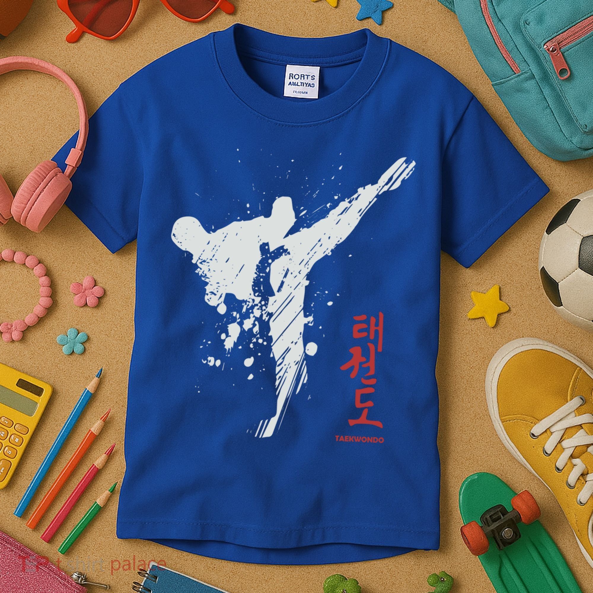 Taekwondo Martial Arts Tkd Gift Kids T-Shirt