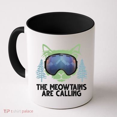The Meowtains Are Calling Coffee Mug