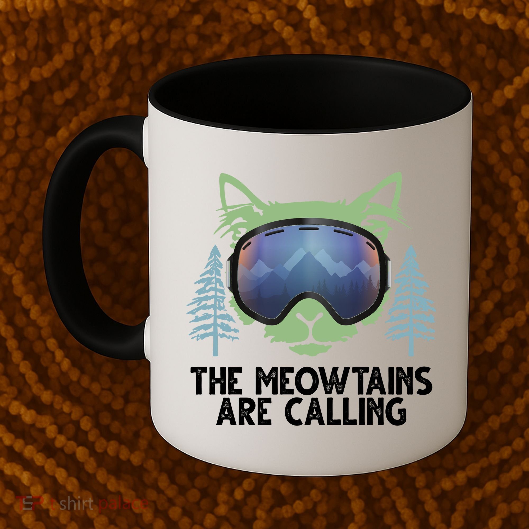 The Meowtains Are Calling Coffee Mug