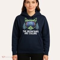 The Meowtains Are Calling Hoodie thumb 5
