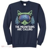 The Meowtains Are Calling Sweatshirt thumb 0