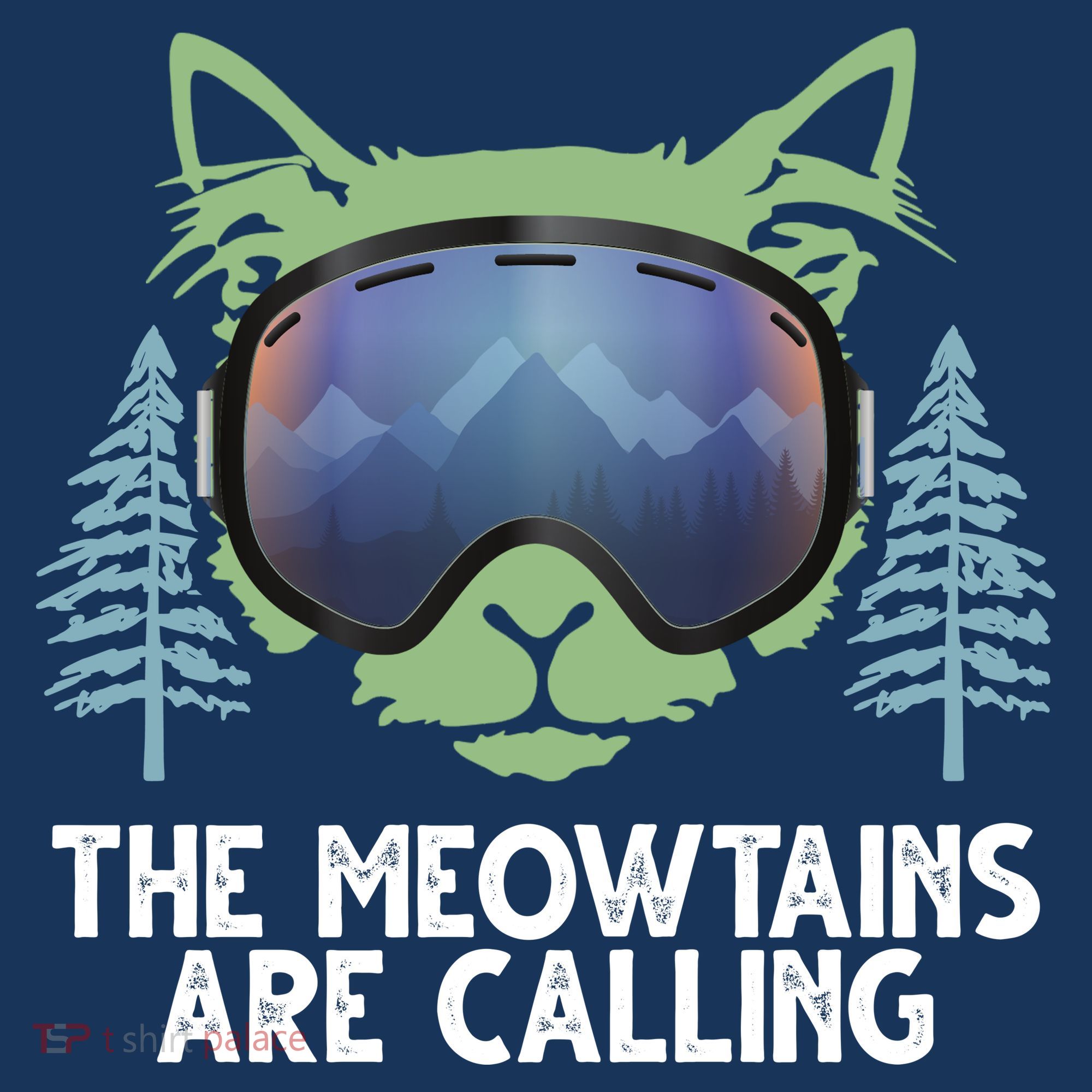 The Meowtains Are Calling Mousepad