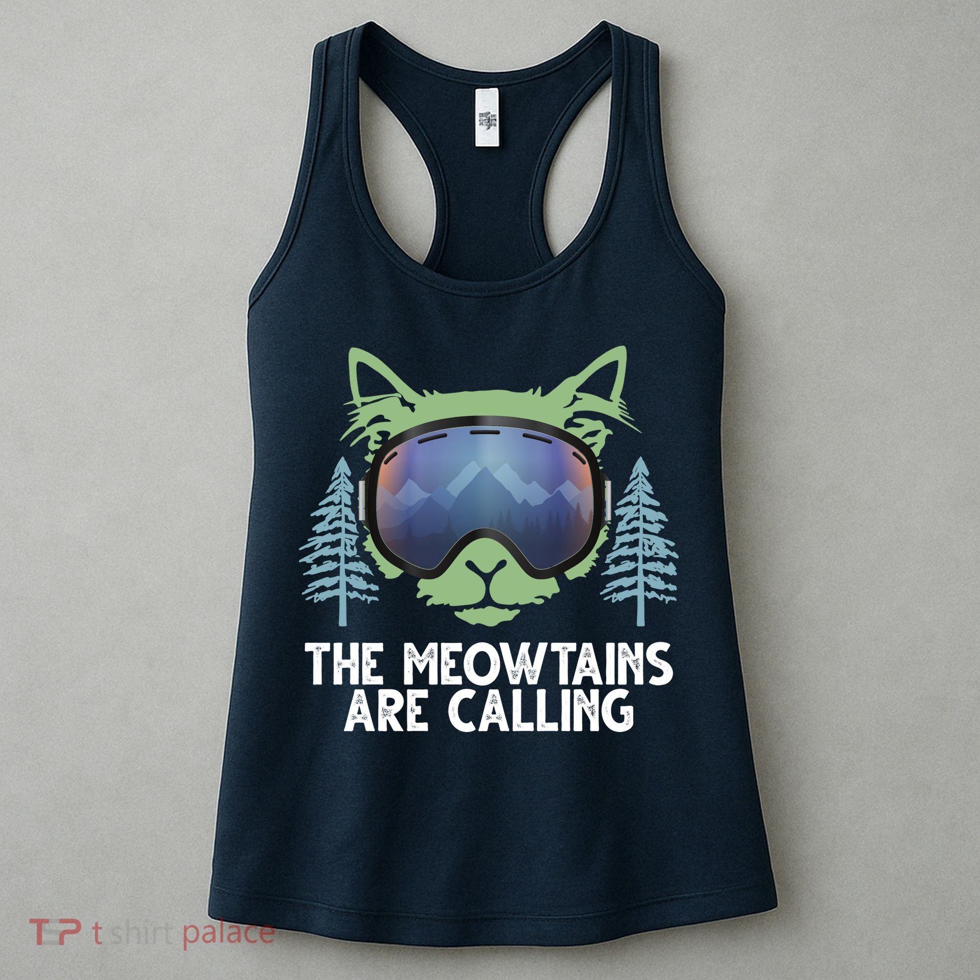The Meowtains Are Calling Women's Tank Top