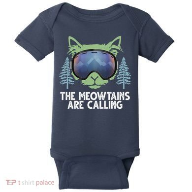 The Meowtains Are Calling Baby Bodysuit