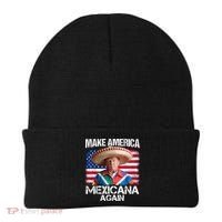 Trump Make America Mexicana Again Funny Mexican Latinos Beanie thumb 0