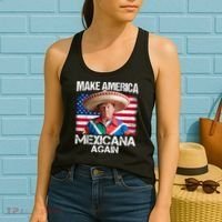 Trump Make America Mexicana Again Funny Mexican Latinos Women's Tank Top thumb 2