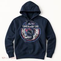 Taekwondo Martial Arts Gift Dragon Korean Flag Hoodie thumb 0