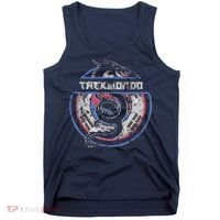 Taekwondo Martial Arts Gift Dragon Korean Flag Tank Top thumb 0