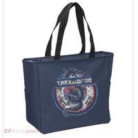 Taekwondo Martial Arts Gift Dragon Korean Flag Tote Bag thumb 2