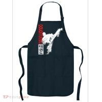 Taekwondo Martial Art Distressed Style Kick Tee Apron thumb 0
